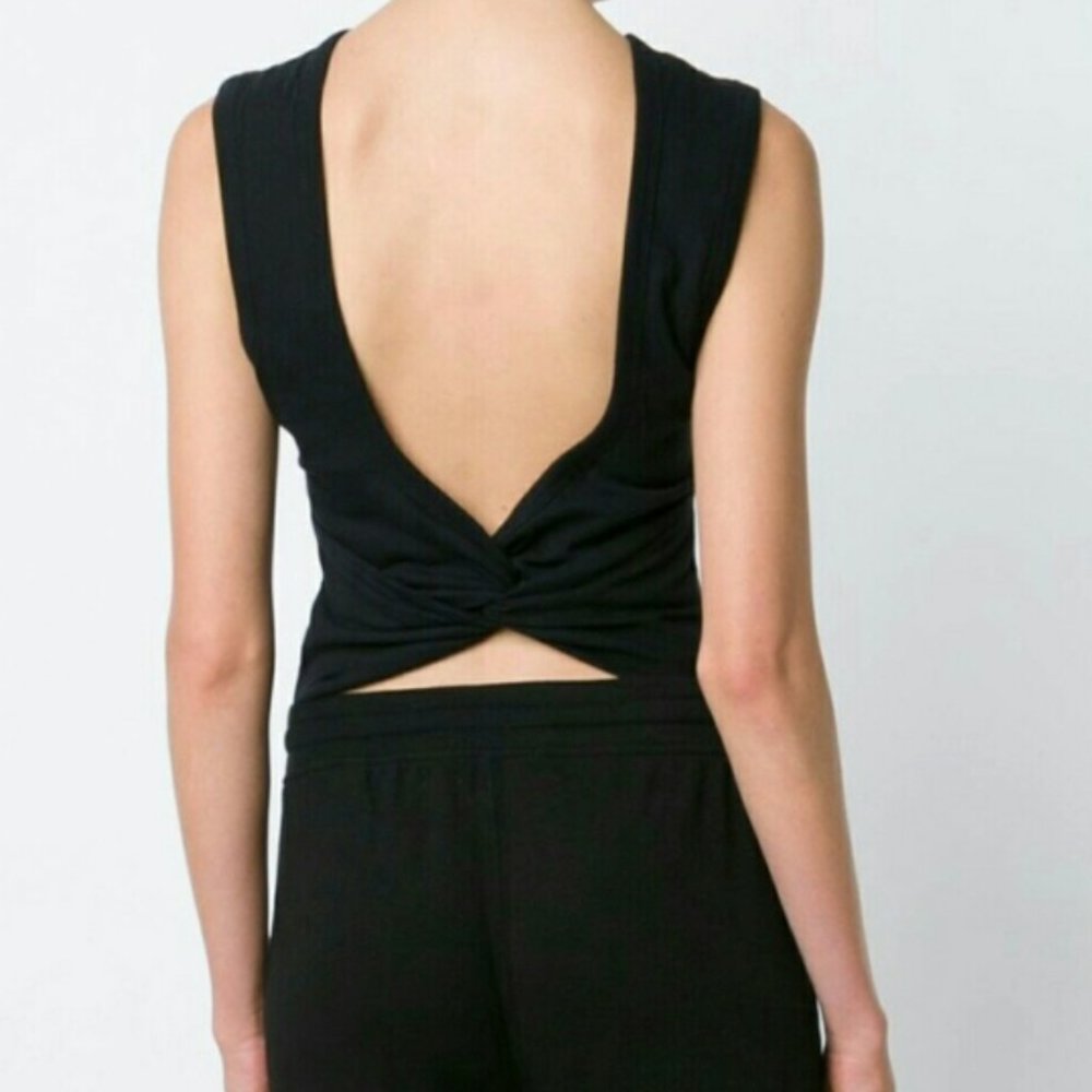 Alexander Wang Open Back Twisted Tank Top